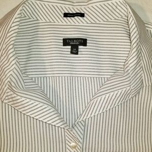 Talbots size 14 button down shirt